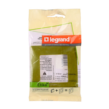 яяяРамка "Etika" 1-м. зел. Leg 672541 *1