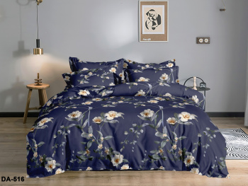 Постельное белье 1,5сп бамбук Орхидея DA-516, наволочки 70*70см - 2шт *1