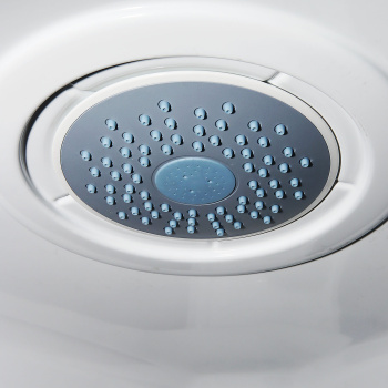 Кабина душевая "Топ 88х88 А" 1/4 круга, низ. подд., Белый, ДН4 (6 мест+сифон E410CL)