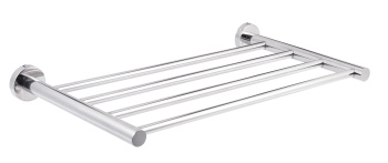 Полка настенная Zenfort 1-ярусная хром "W4987" 180067 *1/12