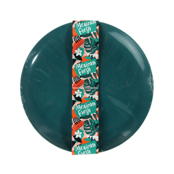 яяяТарелка пластм. мелкая д.200мм КОМПЛЕКТ 6шт. артPT104912578 ("Plast Team")  *1/24