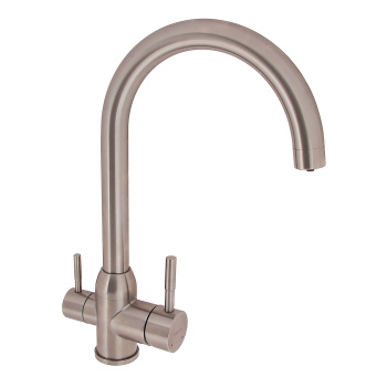 Смеситель для кухни DEVIDA высокий излив, матовый (+ питьевая вода) DVS1508-20T *1/10