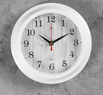 Часы настенные "Белое дерево", "Рубин", 21х21 см 2566676