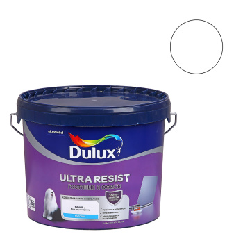 Краска латексная Гостиные и Офисы 9 л Dulux Ultra Resist моющаяся База BW *1
