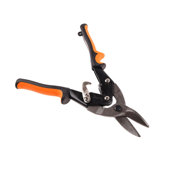 Ножницы по металлу 250мм PATRIOT ASP-250S прямые, CRV, двухкомпонентные рукоятки,  *1/10/50