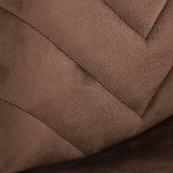 Стул FORPOST Малибу, 44х84х38 см, велюр конфетти шоколад, коричневый