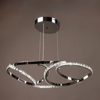 Люстра 8896/150W Chrome 600 мм 3 реж., пульт S=20м2  VERNER LIGHTING *1 Люстра 8896/150W Chrome 600 мм 3 реж., пульт S=20м2  VERNER LIGHTING *1