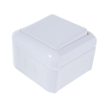 Выключатель "Quteo" ОП 1кл. белый 10А IP44 10АХ Leg 782300 *