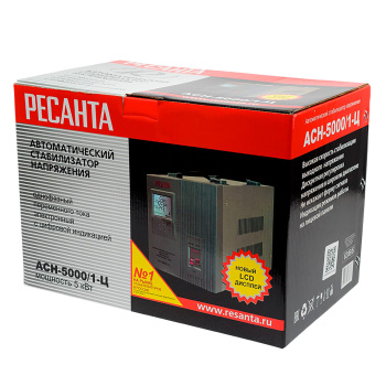 Стабилизатор напряжения АСН-5 000/1-Ц РЕСАНТА *1