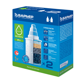 Картридж Барьер №6 Жесткость (упак. 2 шт.) очистка жесткой воды *1/18