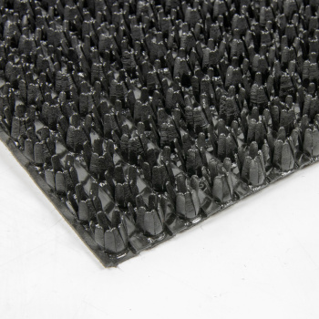 Коврик щетинистый 60*90 см на прот. осн. ( черный) "KOVROFF" Травка (арт. 12139)*1/25 (ОП39)