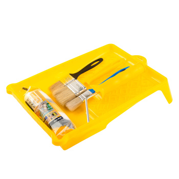 Набор малярный "Русский маляр" Акор, кюветка, валик, кисти Набор малярный "Русский маляр" Акор, кюветка, валик, кисти