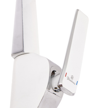 Смеситель для кухни Diadonna D87-443137W белый с хромом, высокий излив *1/10