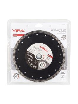 Диск алмазный 230*22,20*2,0мм турбо по керамограниту (605230) RAGE VIRA *1