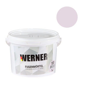 Затирка для швов эпоксидная Агатово-серый 006 1 кг WERNER *1/12/240