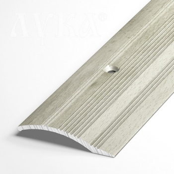 Порог-стык разноуровневый 40х1350 мм Лука ПР 02, дуб выбеленный