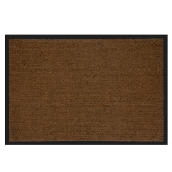 Коврик влаговпитывающий 60*90 см ребристый коричневый "KOVROFF" (арт.20303) *1/10 (МШ24)