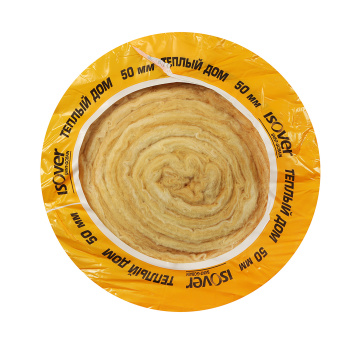 Утеплитель ISOVER Теплый дом Твин, 50 мм, 2 плиты, 17.1 м²