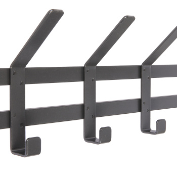 Вешалка настенная "Торонто 7" 820х168х85мм Графит ВНТ7 ГР ("ЗМИ") *1