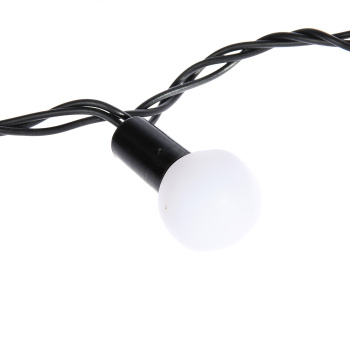 Гирлянда «Нить» Luazon Lighting, 10 м, мигание, мульти, шарики 2.5 см, 100 LED, IP44, 220 В