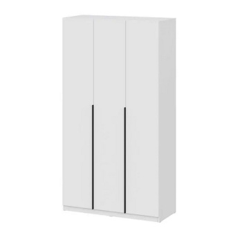 Шкаф трехстворчитый 1200 мм (Серия 2) Белый текстурный ШК 5*1