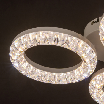 Люстра 09847-0.3-03A WH LED ПДУ+диммер S=10м2 *1 Люстра 09847-0.3-03A WH LED ПДУ+диммер S=10м2 *1