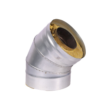 Отвод-сэндвич 135*, 120х220, нерж./оцинк., 0,5мм, 0,5мм по кон. *1/6