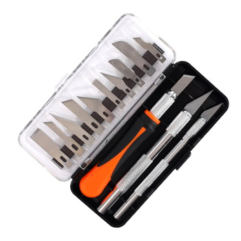 Набор ножей для точных работ (3 рукоятки,13 перовых лезвий) PATRIOT PKS-16 *1