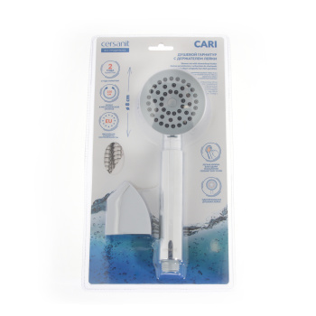 Держатель для душевой лейки Cersanit CARI (лейка, шланг) 63389 *1/10