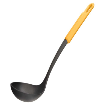 Ложка разливательная-половник пластм. "Fiesta" дл.330мм Желтый арт.434279906 ("Бытпласт") *1/12