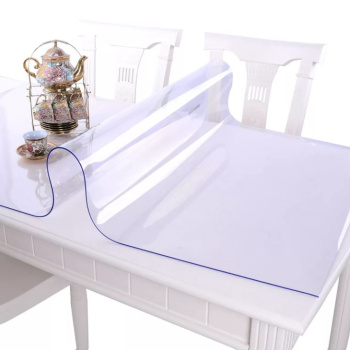 Клеёнка без основы "мягкое стекло" прозрачная толщ.0,8мм, шир.0,8м C080/0,8/20 "Crystal" *20м