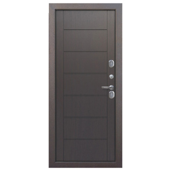 Дверь входная 2050х860х110 мм Ferroni Isoterma, правая, медный антик/темный кипарис