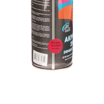 Эмаль-аэрозоль металлик красный 520 мл DECORIX (NO.344) *1/12