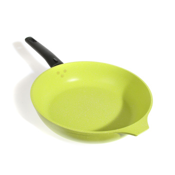 Сковорода алюм. а/приг.литая Kukmara "Trendy style" Lime d26см съемн.ручка 261tsl *1/5