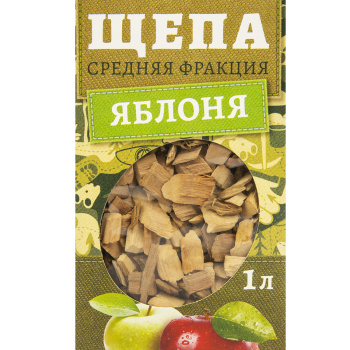 BOYSCOUT Щепа для копчения "Яблоня", 1 л /25 BOYSCOUT Щепа для копчения "Яблоня", 1 л /25