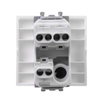 яяяПереключатель 2мод. 16А Avanti "Белое облако" ДКС 4400112