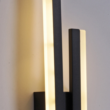 Бра 86233-9.2-001U LED2Х8W BK LED 16W  *1/20 Бра 86233-9.2-001U LED2Х8W BK LED 16W  *1/20