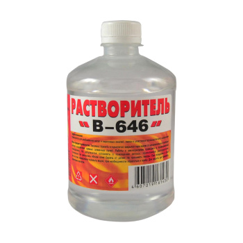 Растворитель 646 0,5л/0,36 кг пластик (Вершина) *20/1200