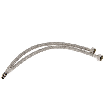 Смеситель для кухни Diadonna D137-41W гибкий излив, белый *1/10