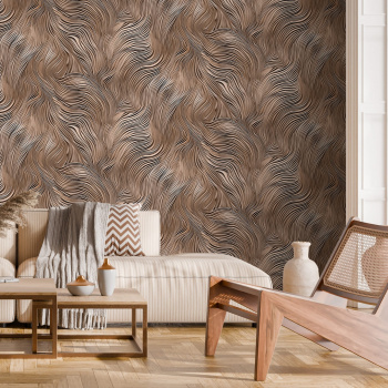Обои флиз Victoria Stenova Revolute (корич.) 588048 1.06*10м *6