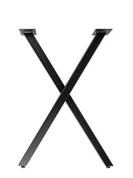 Подстолье для стола,столешницы 710*450*543мм Х-образное ЧЕРНЫЙ М3692 SANBERG *1