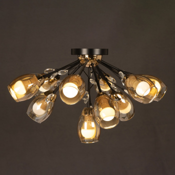 Люстра IL1284-10CPA-29 BK GD Е27 S=60м2  *1/12