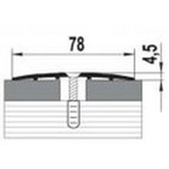 Порог-стык одноуровневый 78х900 мм Лука ПС 18, дуб беленый