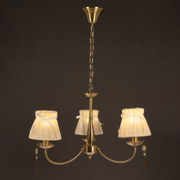 Люстра IL0023-3PSQ-24 AB CASTOR 40Вт Е14 S=18м2 *1