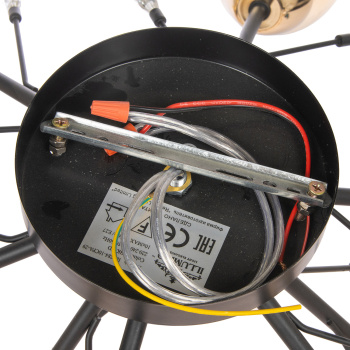 Люстра IL1284-10CPA-29 BK GD Е27 S=60м2  *1/12