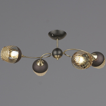 Светильник потолочный 04250-0.3-04 BK+AB Е27 60Вт S=16м2  *1