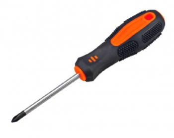 Отвертка крестовая STURM магнит.наконеч.,эрго ручка 1х38мм (арт.1040-03-PH1-38) *1/12/72