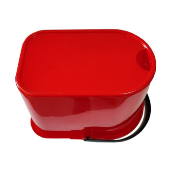 Ведро д/мытья пола пластм. 14л со вставкой для Отжима, прямоуголное ("МультиПласт") *1/10