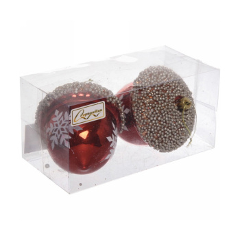 Набор украшений SHINE Christmas Nut 10 см (2 шт.), copper