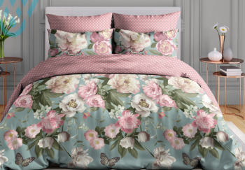 Постельное белье 1,5сп бязь Василиса 21189/1 Аликанте, наволочки 70*70 - 2шт *1/7